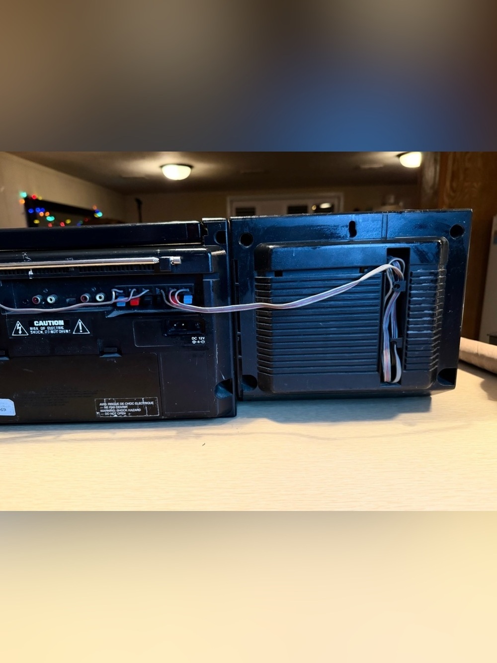 Vintage Fisher PH-W803 Double Cassette Dubbing Boombox Radio Works Great READ - Picture 6 of 6